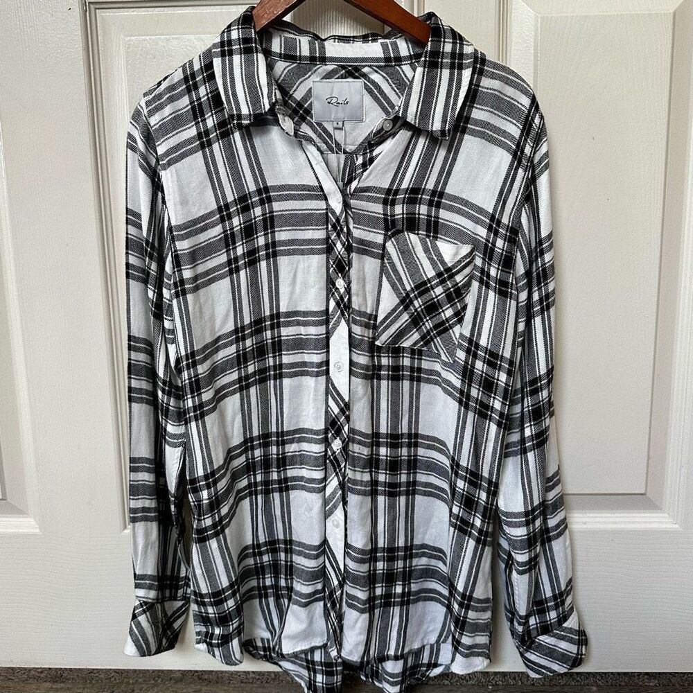 Rails plaid button down long sleeved shirt NWT
